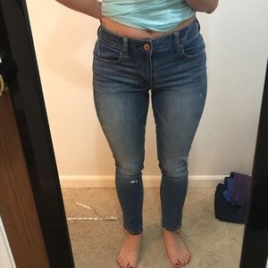 AE High Rise Jegging size 4 short